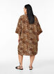 Kimono van viscose met 3/4 mouwen, Bruin, Model image number 2