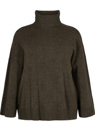 Knitted turtleneck blouse, Sea Turtle Mel.