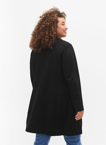 Lange blazer, Black, Model image number 1