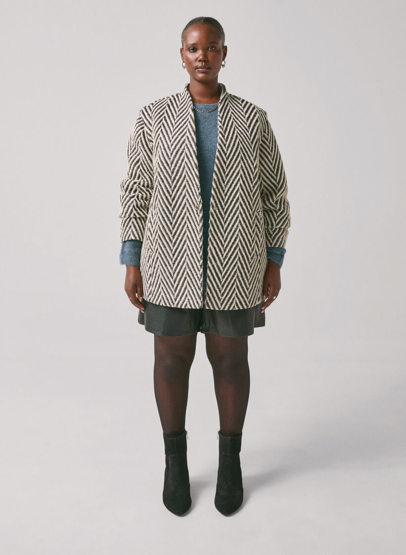 Patroon jasje, Black w. White, Image image number 1