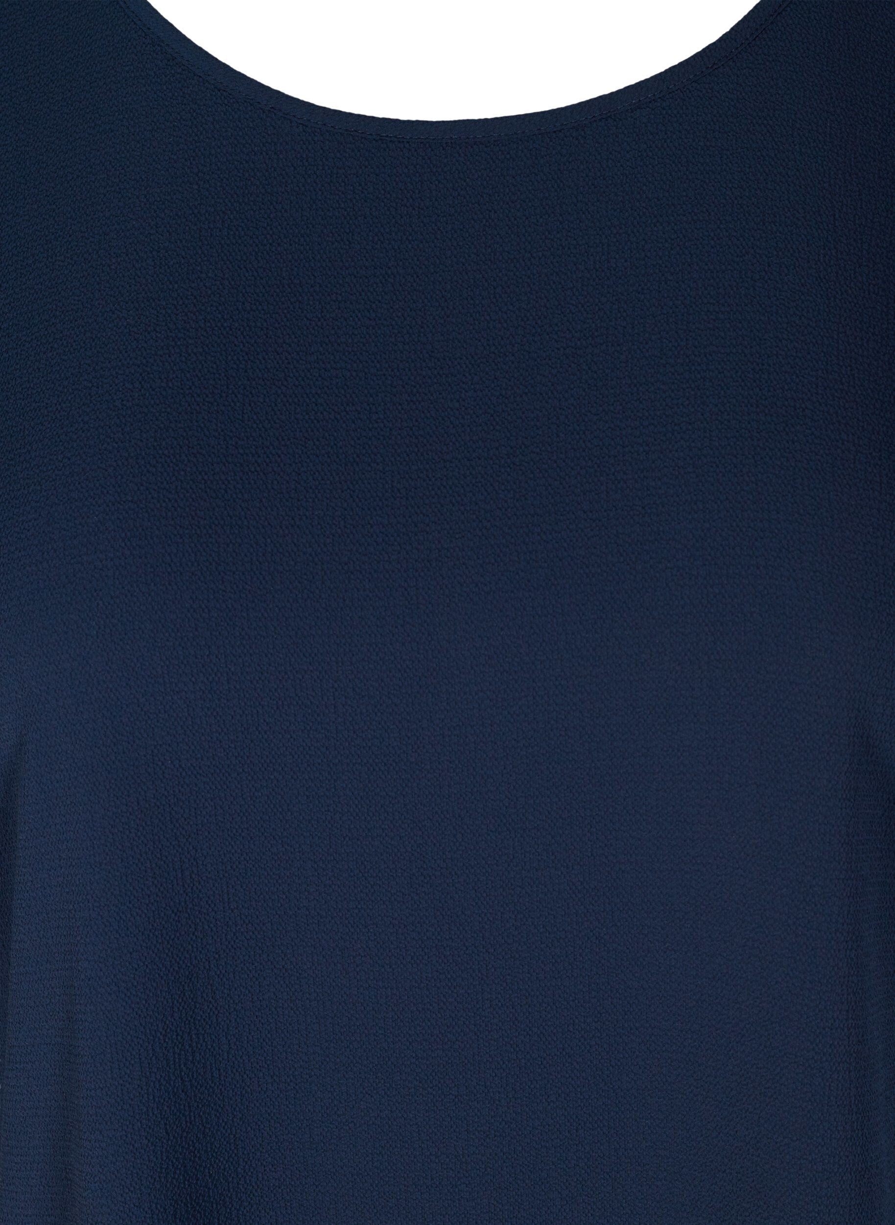 ZizziTop met korte mouwen en ronde hals, Blauw, Packshot image number 2
