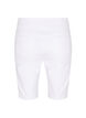 Shorts met strakke pasvorm en achterzakken, White, Packshot image number 1