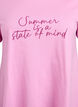 T-shirt met ronde hals en A-lijn vorm, Roze, Packshot image number 2