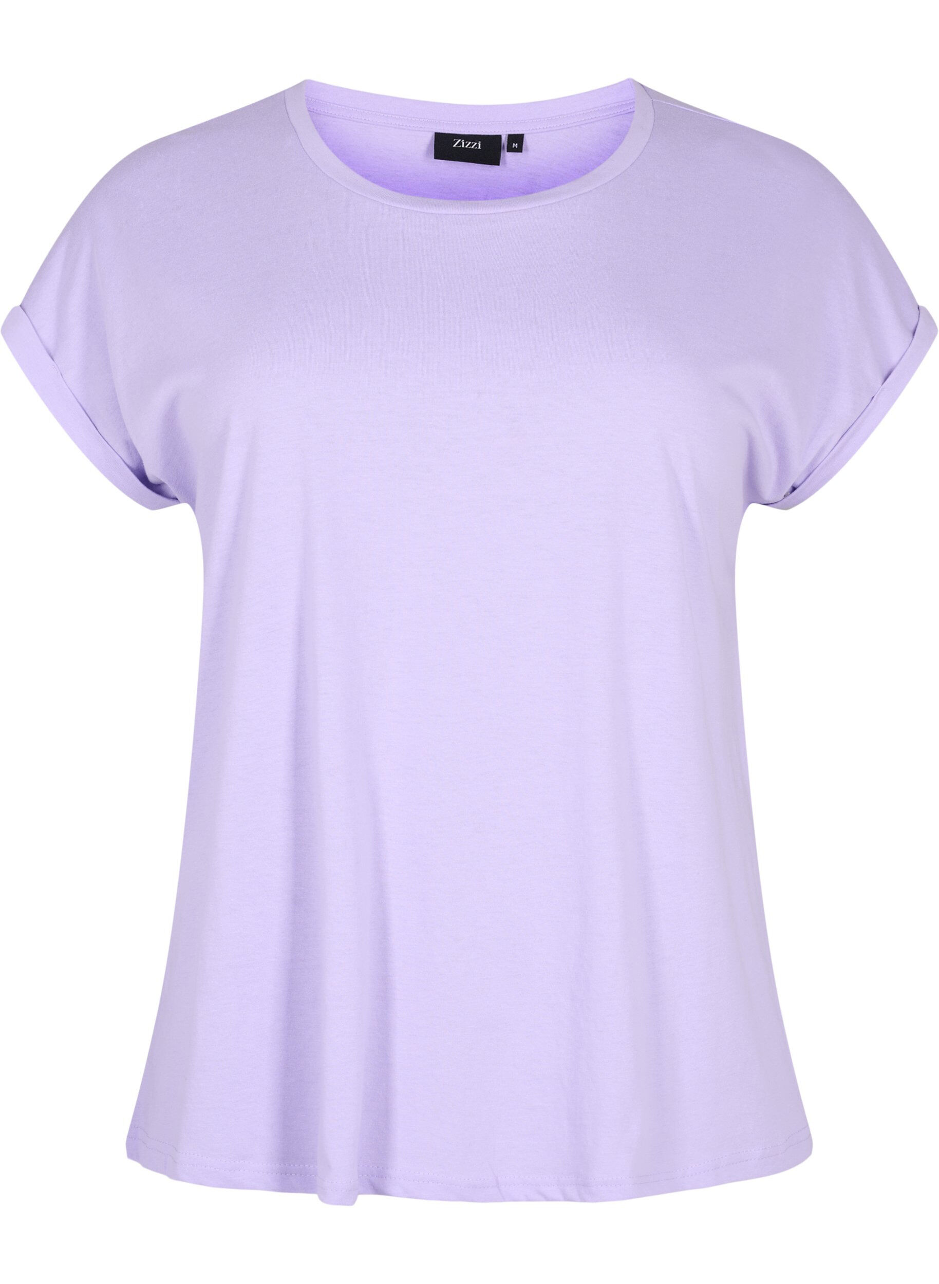 T-shirt met korte mouwen van katoenmix
