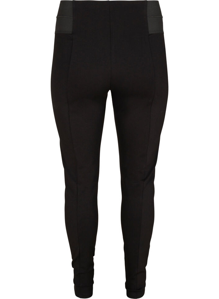 Legging met breed elastiek in de taille, Zwart, Packshot image number 1