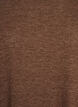 Jersey blouse met 3/4 mouwen, Bruin, Packshot image number 2