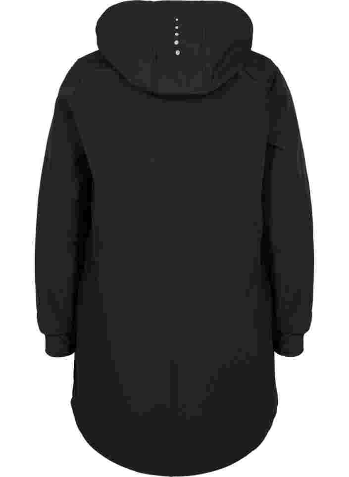 Softshell jas met bijpassende fleece, Black Solid, Packshot image number 1