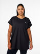 Lang workout T-shirt, Zwart, Model image number 0
