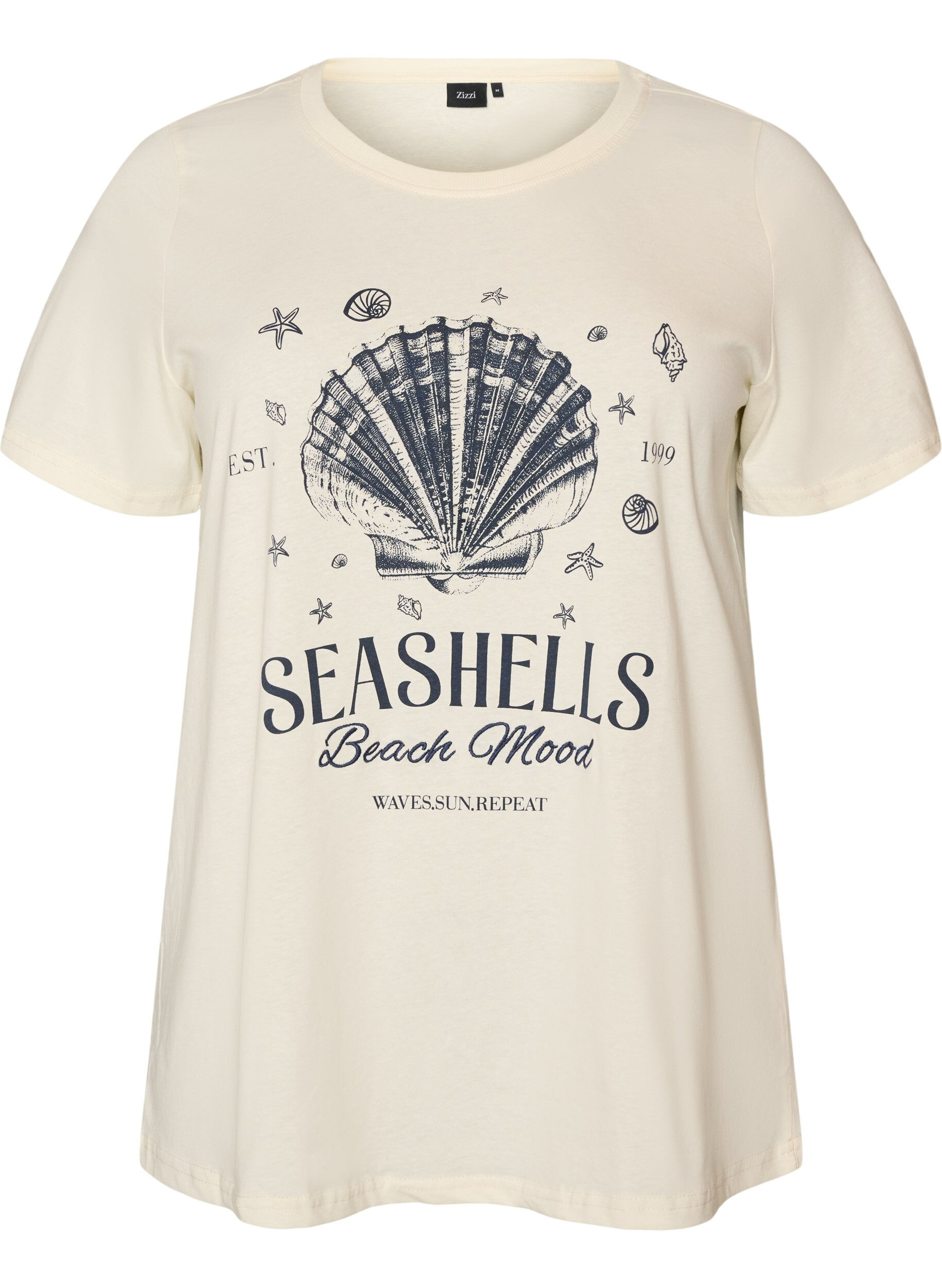 Katoenen T-shirt met print