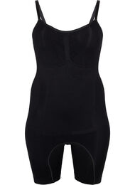 Shapewear body met opening aan de onderkant, Zwart