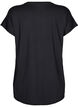 Lang workout T-shirt, Zwart, Packshot image number 1