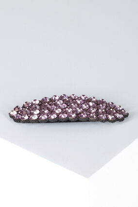 Haarklem met steentjes, Purple Shimmer, Packshot image number 1