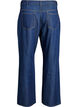 Wide leg jeans met strikceintuur en hoge taille, Blauw, Packshot image number 1
