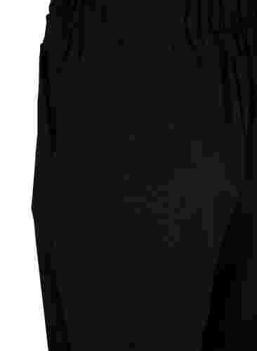 Losse broek met zakken, Black, Packshot image number 3
