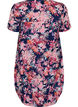 Katoenen jurk met korte mouwen en print, Blauw, Packshot image number 1