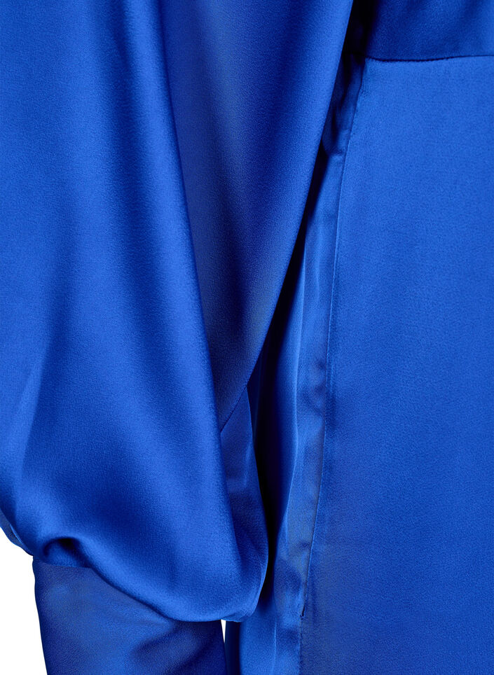 Prachtige satijnen jurk met ballonmouwen, Surf the web, Packshot image number 3