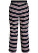 Gestreepte pyjamabroek met wijde pijpen, Blauw, Packshot image number 1