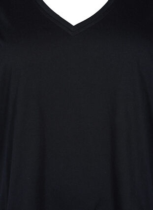 	 FLASH - 2-pack v-hals t-shirts, Black/Black, Packshot image number 3
