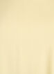 Geweven blouse met korte mouwen en ronde hals, Geel, Packshot image number 2