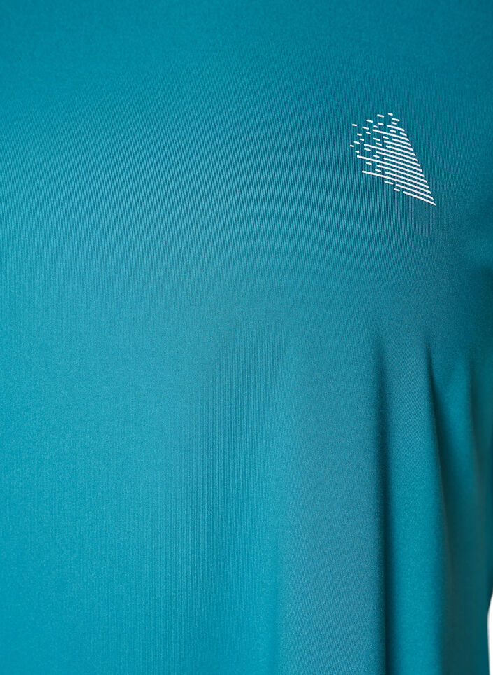 Effen gekleurd trainingsshirt, Blauw, Packshot image number 2