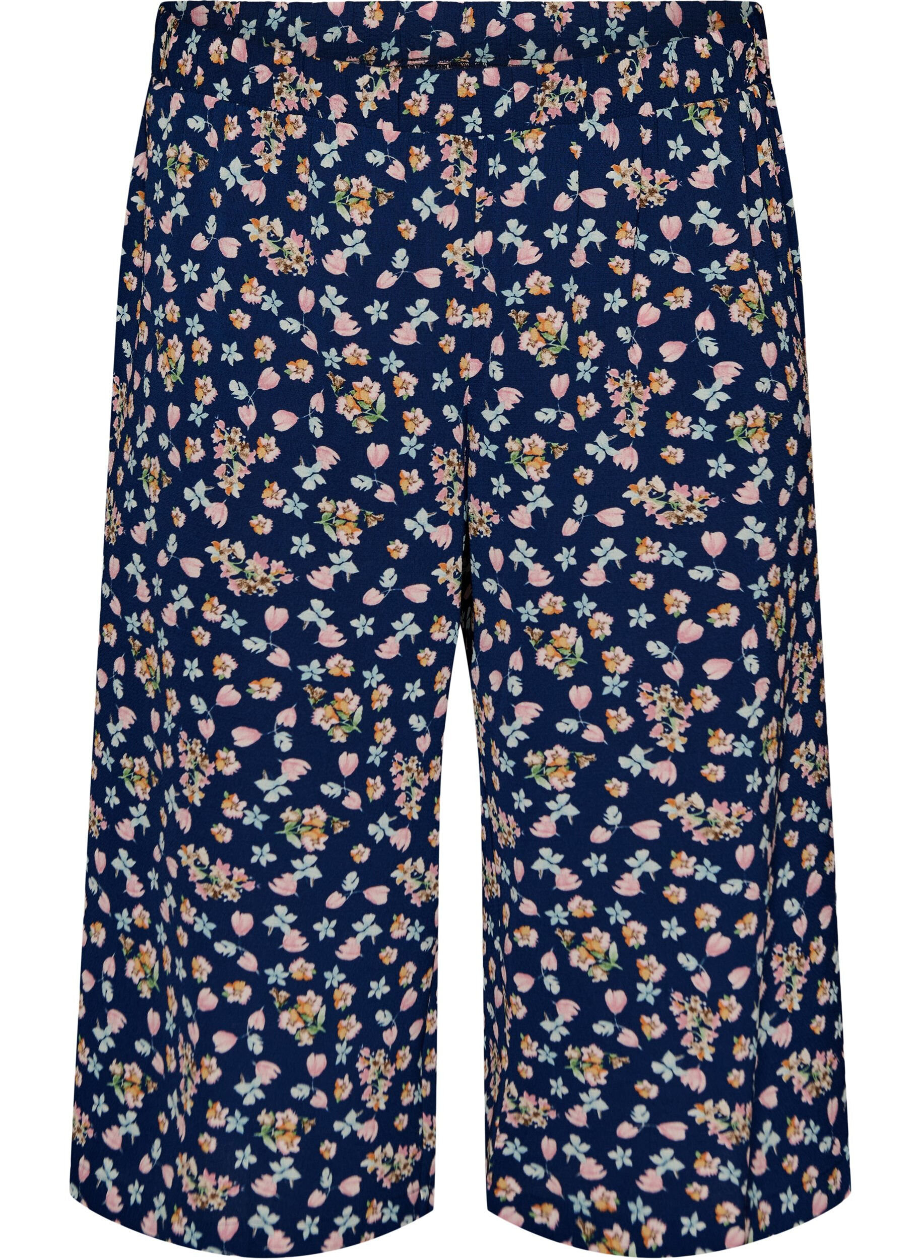 ZizziCulottebroek met print, Blauw, Packshot image number 0