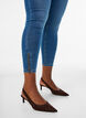 Gecropte Amy jeans met ritssluiting details, Blauw, Model image number 4