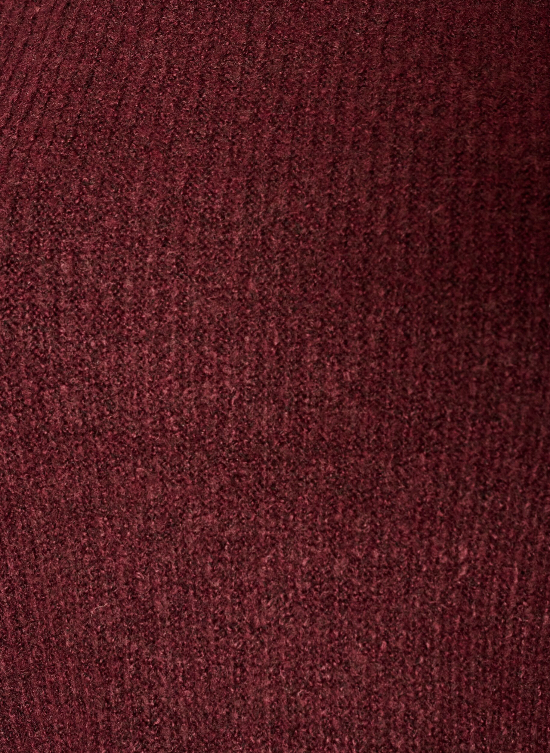 ZizziA-lijn gebreide blouse, Rood, Packshot image number 2