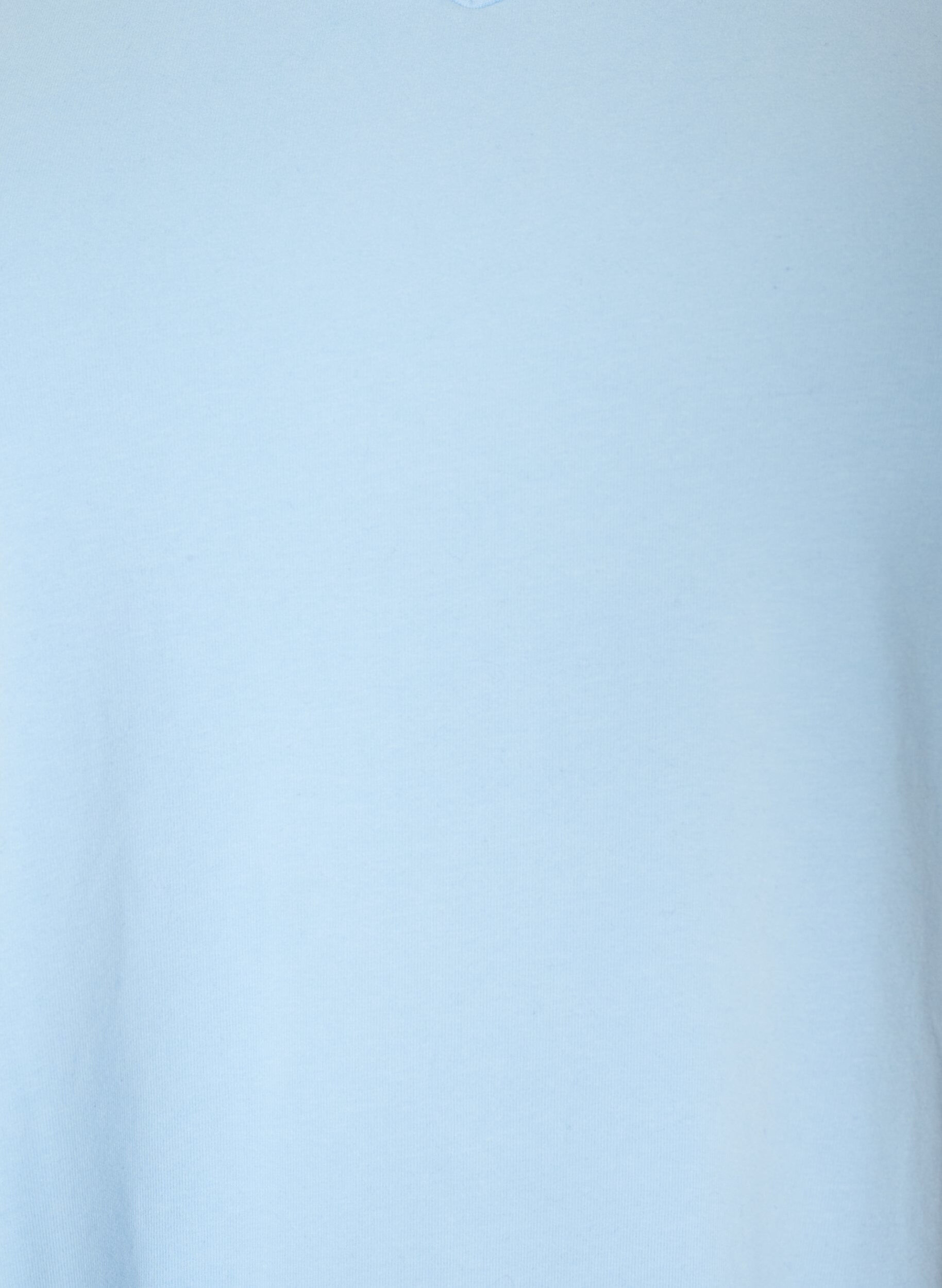 ZizziBasic t-shirt in effen kleur met katoen, Blauw, Packshot image number 2