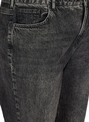 Cropped mom fit Mille jeans met losse pasvorm, Grey Denim 4, Packshot image number 2