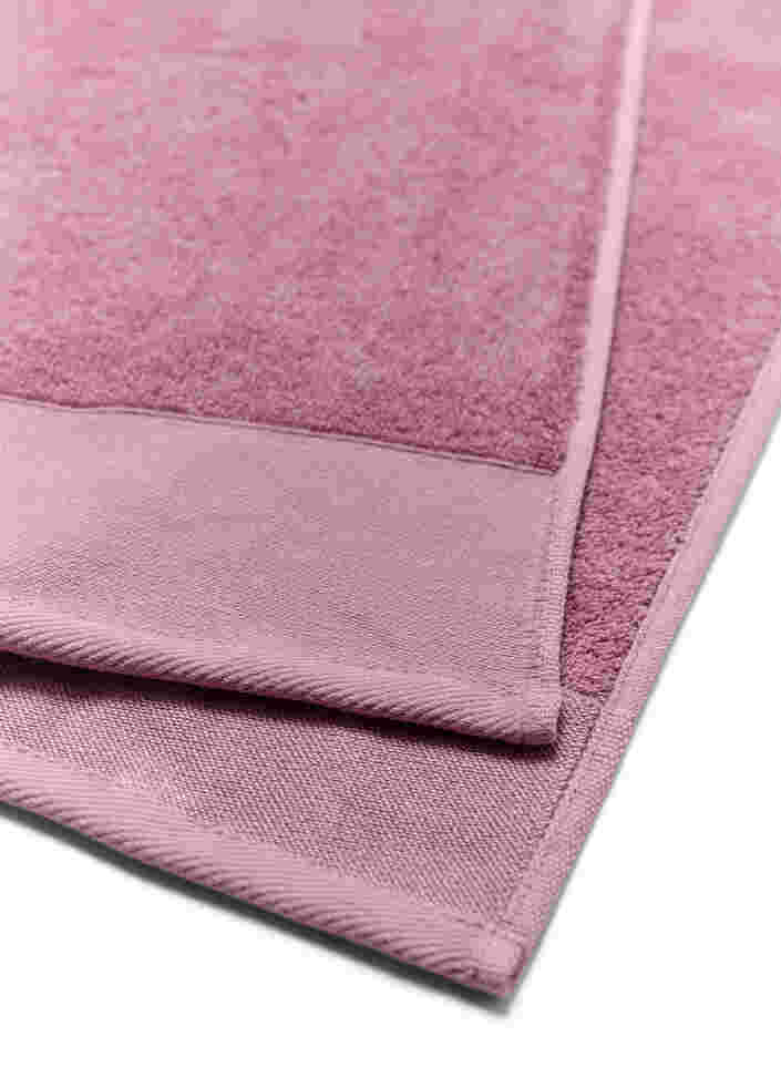 Handdoek van katoenen badstof, Deauville Mauve, Packshot image number 2