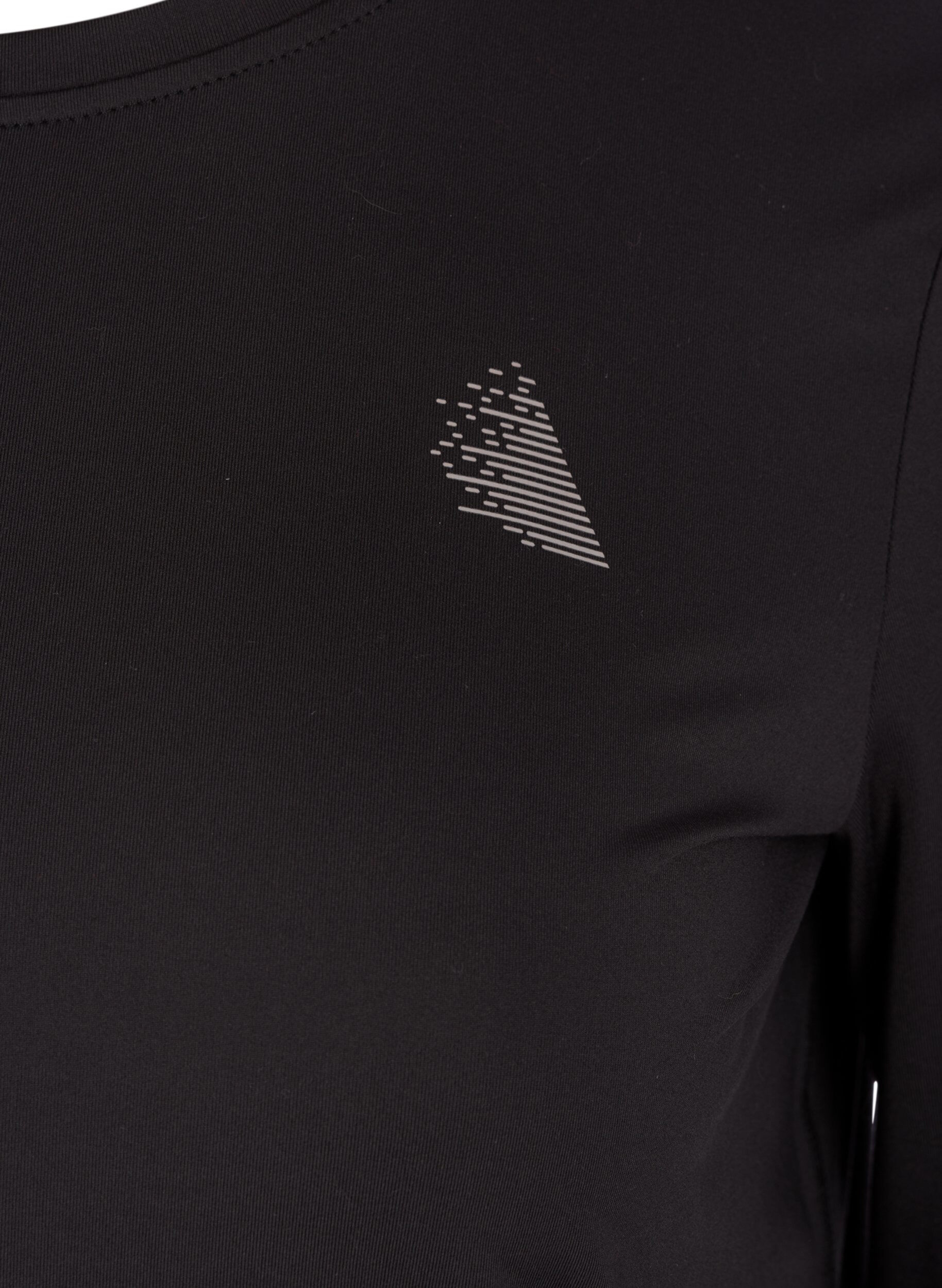 ZizziSportblouse met lange mouwen, Zwart, Packshot image number 2