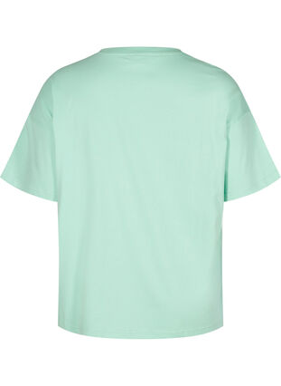 Katoenen t-shirt met korte mouwen, Lichen, Packshot image number 1