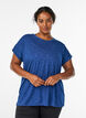Los workout T-shirt met korte mouwen, Blauw, Model image number 0