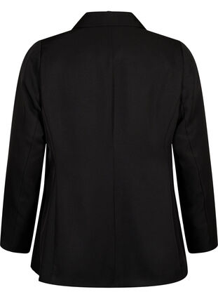 FLASH - Eenvoudige blazer met knoop, Black, Packshot image number 1