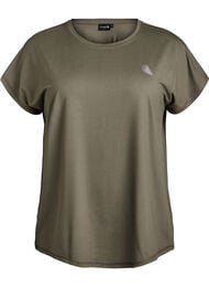 Effen gekleurd trainingsshirt, Groen