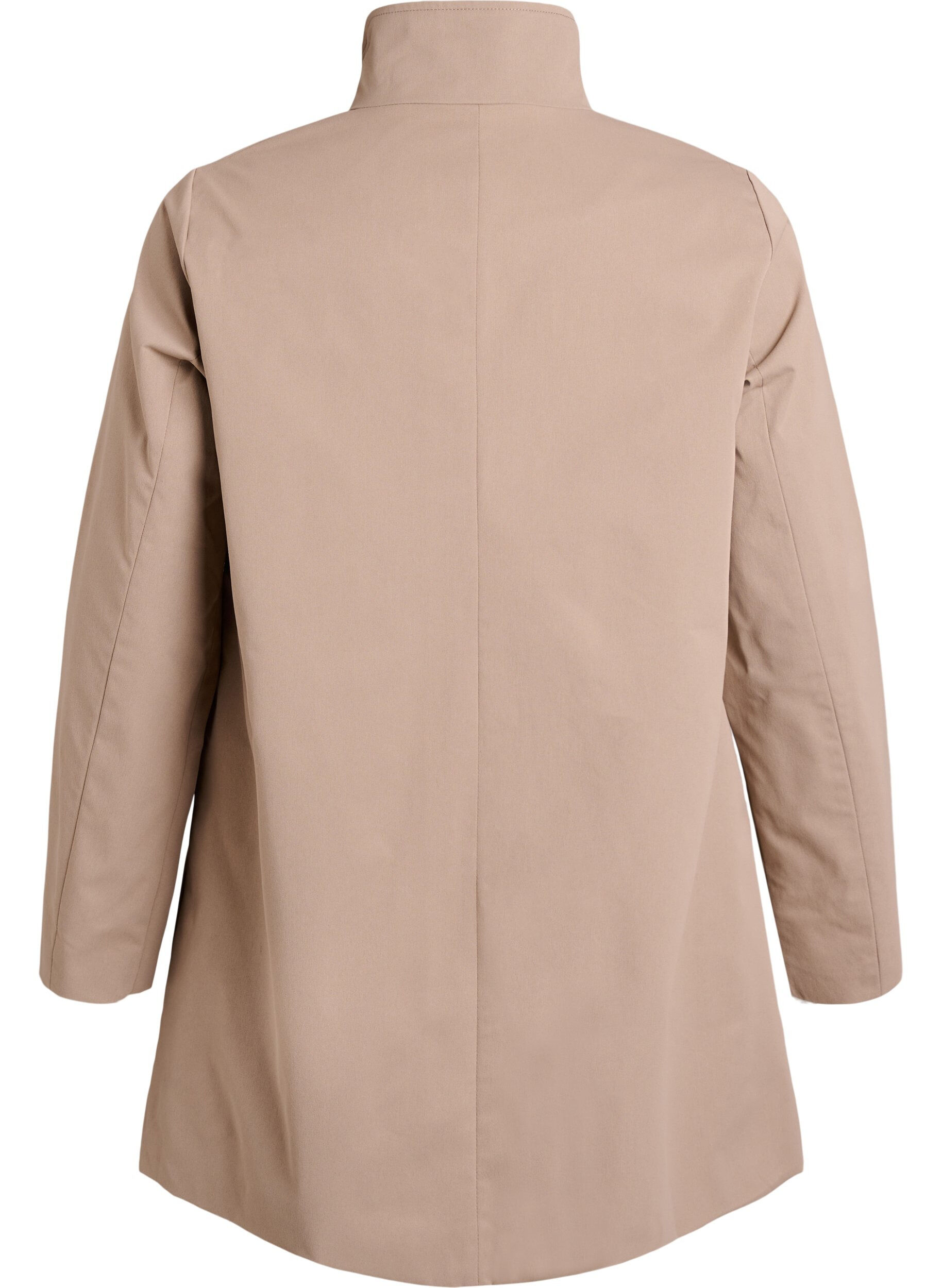 Zizzi Waterafstotende lentejas met een A-lijnsnit, Grijs, Packshot image number 1