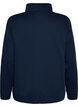 Sweatshirt met hoge kraag en ritssluiting, Blauw, Packshot image number 1
