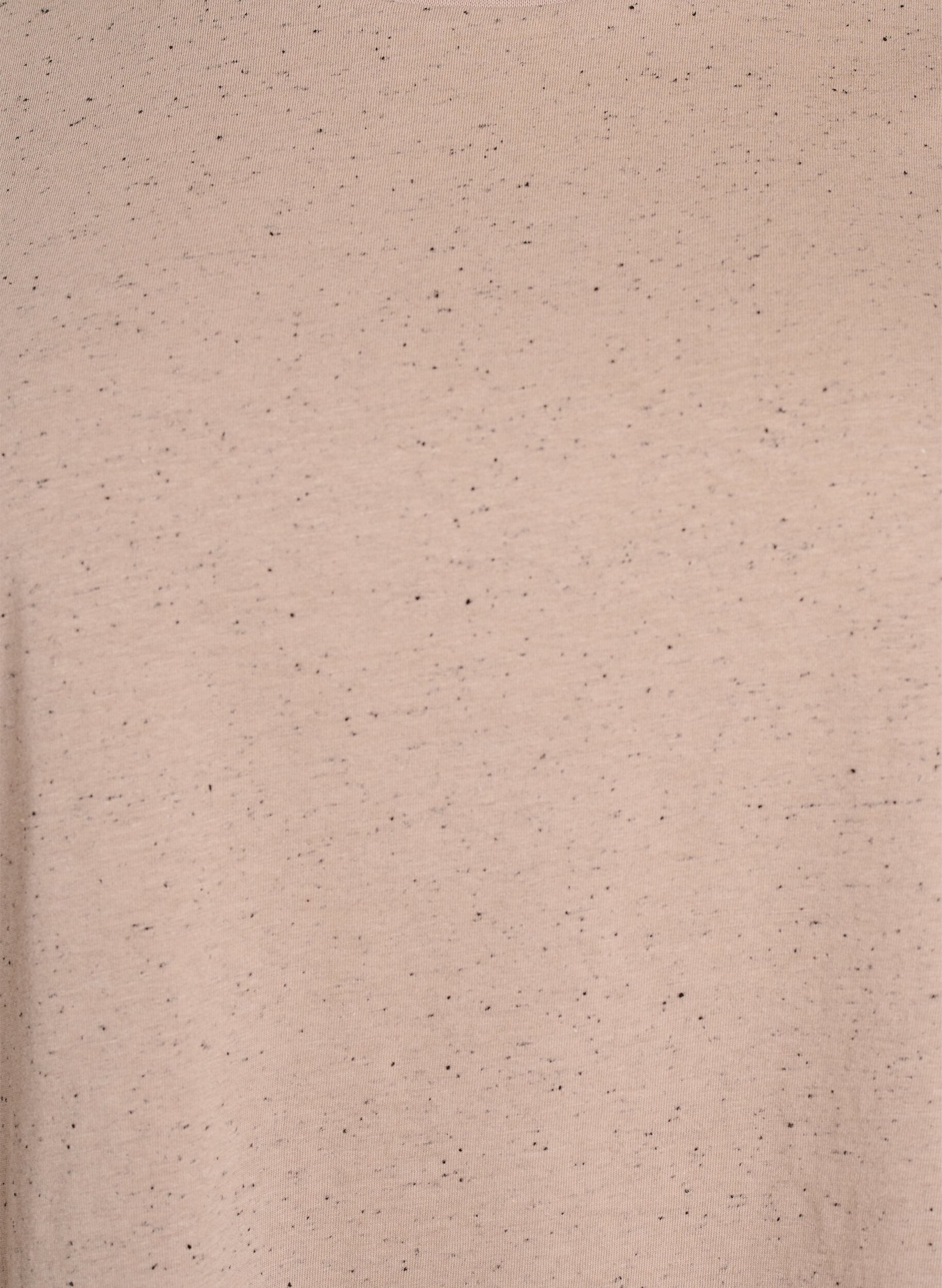 Zizzi Katoenen T-shirt met ronde hals, Beige, Packshot image number 2