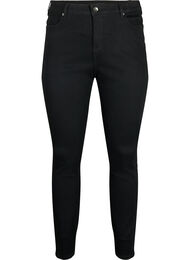 Amy jeans met een hoge taille en super slanke pasvorm, Black
