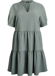 Korte A-lijn jurk, Groen