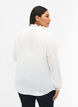 Shirt blouse met ruches, Bright White, Model image number 1