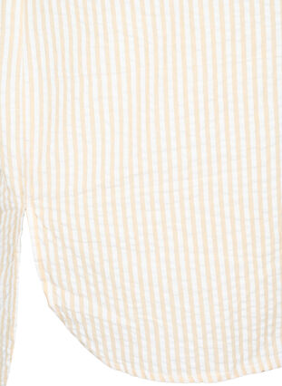 Gestreept overhemd met borstzakken, Natrual/S. Stripe, Packshot image number 3