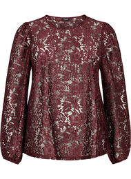 FLASH - Kanten blouse met lange mouwen, Port Royal
