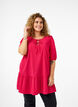 Tuniek van viscose met strikjes, Bright Rose, Model image number 0