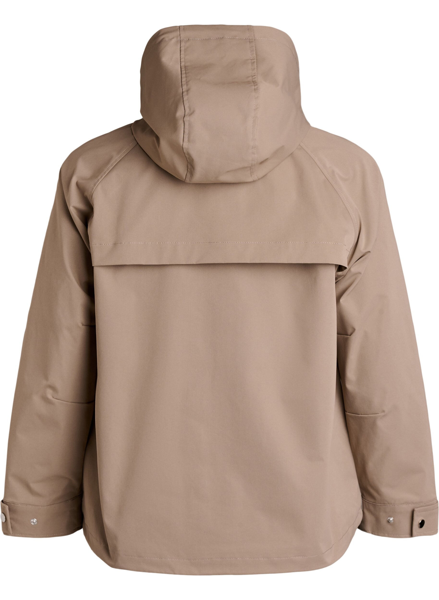 ZizziKorte lentejas met afneembare capuchon, Beige, Packshot image number 1