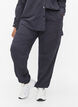 Katoenen cargo broek met krijtstrepen, Dark Blue Stripe, Model image number 2