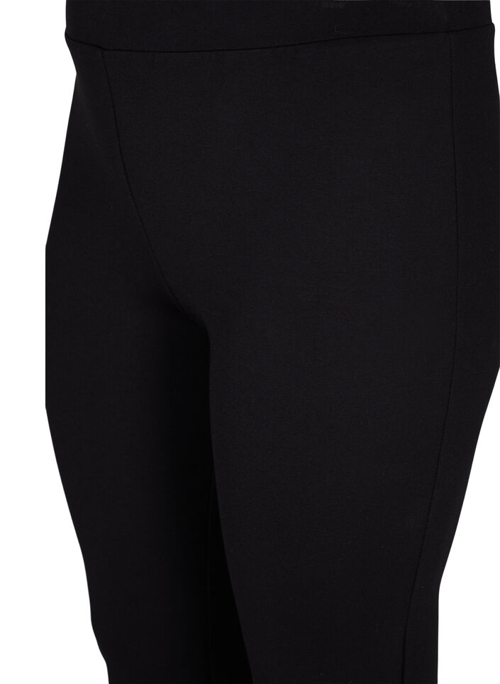 Legging met rits, Black, Packshot image number 2