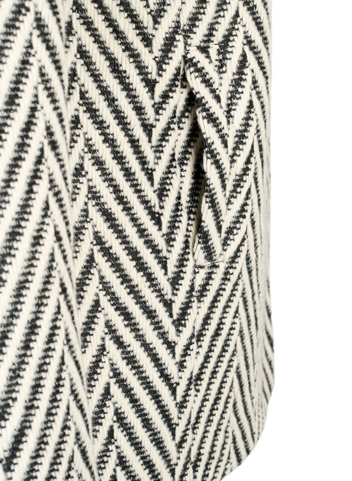 Patroon jasje, Black w. White, Packshot image number 3