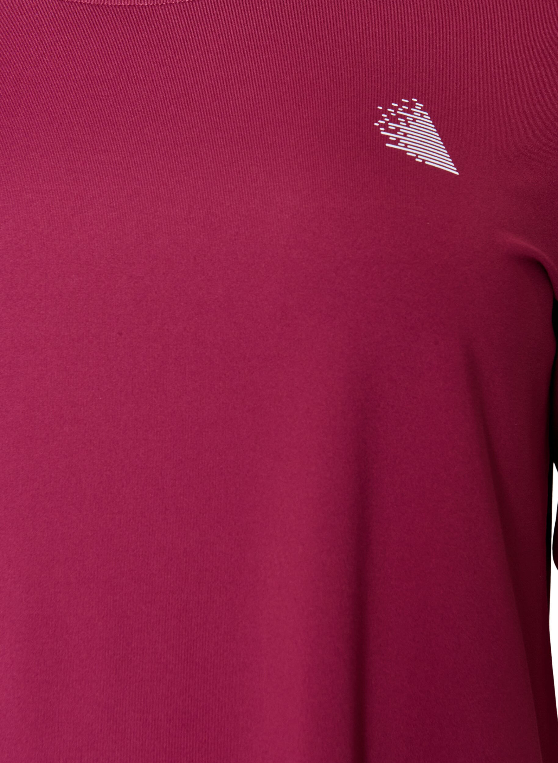 ZizziSporttop met 3/4 mouwen, Roze, Packshot image number 2