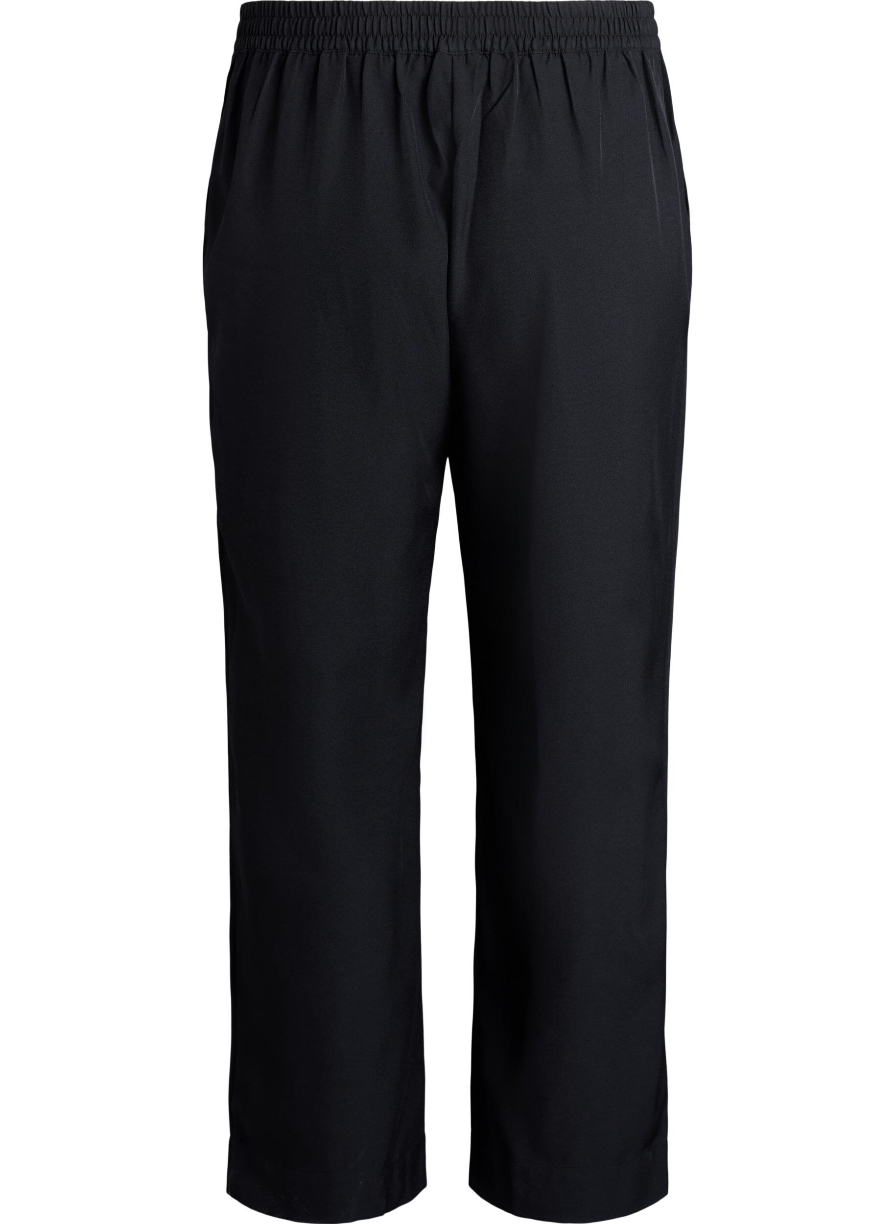 ZizziLosse broek met zakken, Zwart, Packshot image number 1